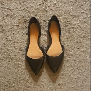 Aldo Black Pointed Toe Flats